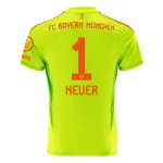 Günstige Fußballtrikots FC Bayern München Manuel Neuer 1 Torwart Heimtrikot 2024-25 Kurzarm